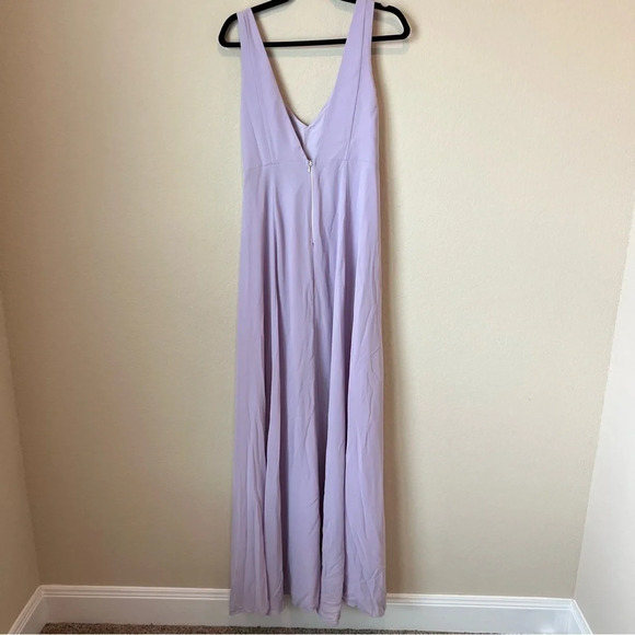 NWT Show Me Your Mumu Jenn Maxi Dress in Violet Chiffon - Picture 4 of 4